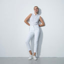 DS Glam White Ankle Pants