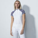 DS Hype White Cap Sleeve Polo Shirt