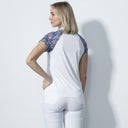 DS Hype White Cap Sleeve Polo Shirt