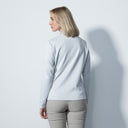 DS Cholet Pearl Gray Full Zip Midlayer Long Sleeve Top