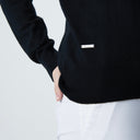 DS Bolzano Black V-Neck Knit Sweater