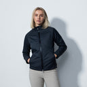 DS Caen Dark Navy Lightly Padded Long Sleeve Jacket