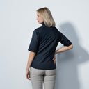 DS Caen Dark Navy Lightly Padded Short Sleeve Jacket