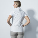 DS Caen Pearl White Lightly Padded Short Sleeve Jacket