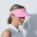 DS Solid Pink Sky Sun Visor
