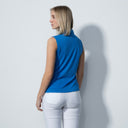 DS Peoria Cosmic Blue Sleeveless Polo Shirt