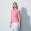 DS Peoria Pink Sky Sleeveless Polo Shirt