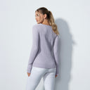 DS Violet Cable Knit Sweater