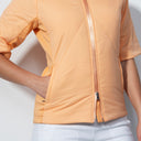 DS Caen Kumquat Lightly Padded Short Sleeve Jacket