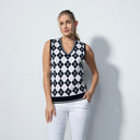 DS Abruzzo Navy Argyle Sweater Vest