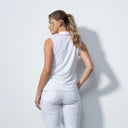 DS Melton Pink Color Block Sleeveless Top