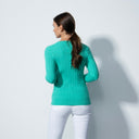 DS Sea Green Cable Knit Sweater