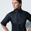 DS Caen Black Lightly Padded Short Sleeve Jacket