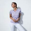 DS Candy Violet Cap Sleeve Polo Shirt