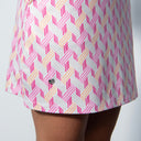 DS Neapel Pink Geometric Print Skort 18"
