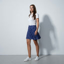 DS Andria Purple Animal Print Skort 15"