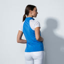 DS Maja Cosmic Blue Cap Sleeve Polo Shirt