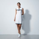 DS Awara White Knit Sleeveless Dress