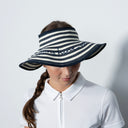 DS Laconi Dark Navy White Straw Visor