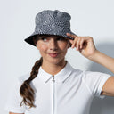 DS Antony Black and White Print Reversible Hat