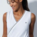 DS Paris White Sleeveless Dress