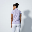 DS Kim Lavender Cap Sleeve Polo Shirt