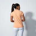 DS Anzio Kumquat Cap Sleeve Polo Shirt