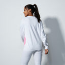 DS Orange Pink Pullover V-Neck Sweater