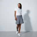 DS Kyoto Black Print Skort 18"