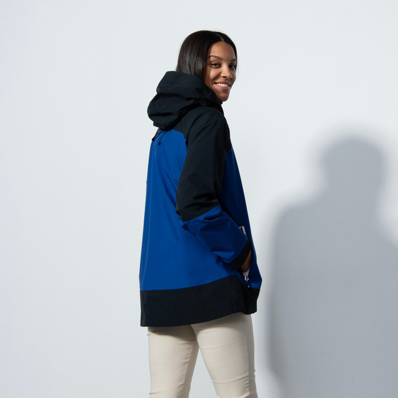 DS Faenza Black and Blue Rain Jacket | Daily Sports USA