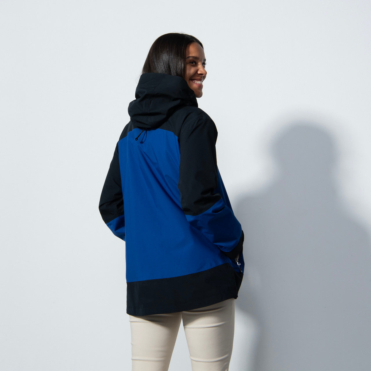 DS Faenza Black and Blue Rain Jacket | Daily Sports USA