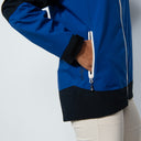 DS Faenza Black and Blue Rain Jacket