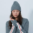 DS Charcoal Twisted Round Neck Pullover Sweater