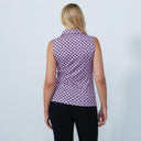 DS Art Arches Pink Print Sleeveless Polo Shirt