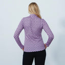 DS Art Arches Pink Print Long Sleeve Polo Shirt