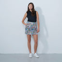 DS Art Multi Mix Colorful Print Skort