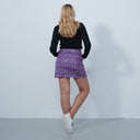 DS Art Bright Leo Pink Animal Print Skort