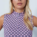 DS Art Arches Pink Print Sleeveless Dress