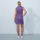 DS Art Bright Leo Pink Animal Print Sleeveless Dress