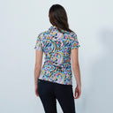DS Art Multi Mix Colorful Print Short Sleeve Polo Shirt