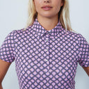 DS Art Arches Pink Print Short Sleeve Polo Shirt