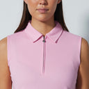DS Peoria Summer Pink Sleeveless Polo Shirt