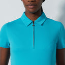 DS Peoria Sea Salt Green Short Sleeve Polo Shirt