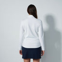 DS White Midlayer Half Neck Long Sleeve Top S25