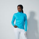 DS Sea Salt Green Midlayer Half Neck Long Sleeve Top