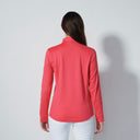 DS Intense Coral Midlayer Half Neck Long Sleeve Top