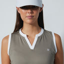 DS Massy Hazel Sleeveless Polo Shirt