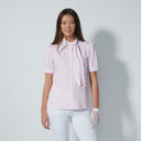 DS Seoul Summer Pink Stripe Half Sleeve Polo Shirt