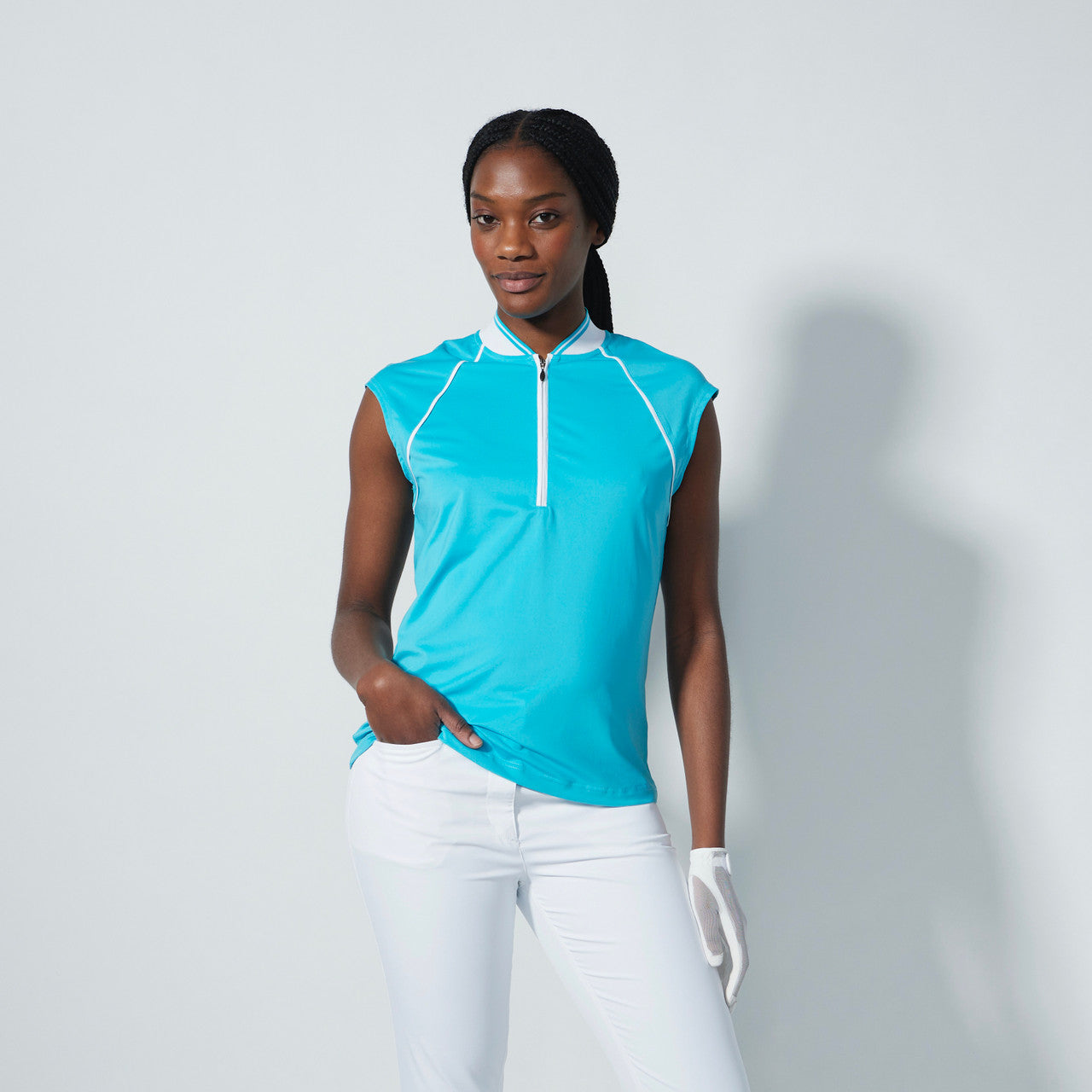 DS Colima Sea Salt Green Sleeveless Shirt | Daily Sports USA