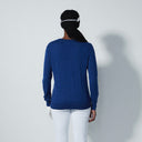 DS Boston Power Blue V-Neck Sweater
